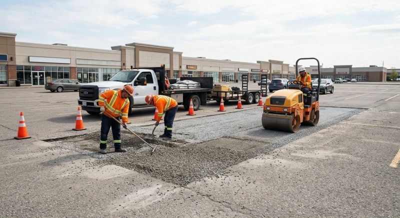 Parking Lot Gravel Repair in Davis County, UT